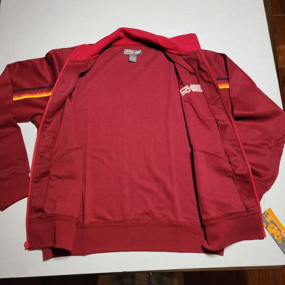 Urban Pipeline Full Zip Lightweight Retro Jogger Jacket Burgundy Size Large NWT - Picture 3 of 7